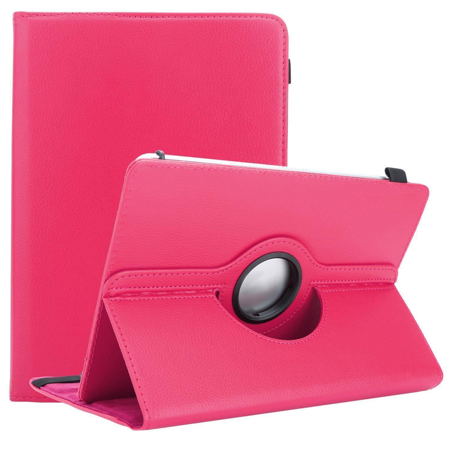 Cadorabo Hülle für Trekstor PrimeTab P10 (10.1 Zoll) Schutzhülle in Rosa 360 Grad Tablet Hülle Etui Cover Case