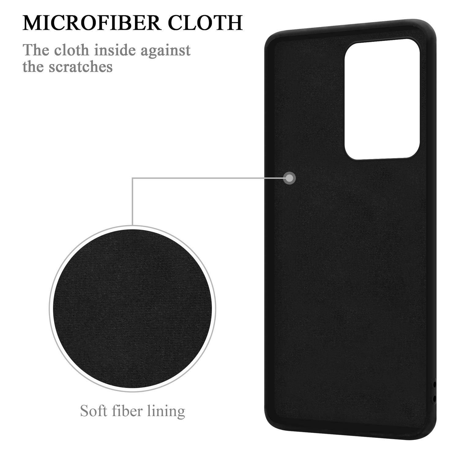 Cadorabo Hülle für Samsung Galaxy S20 ULTRA Schutz Hülle in Schwarz Handyhülle TPU Etui Case Cover