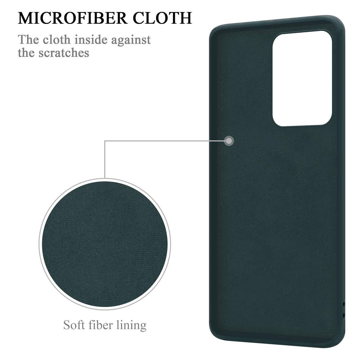 Cadorabo Hülle für Samsung Galaxy S20 ULTRA Schutz Hülle in Grün Handyhülle TPU Etui Case Cover