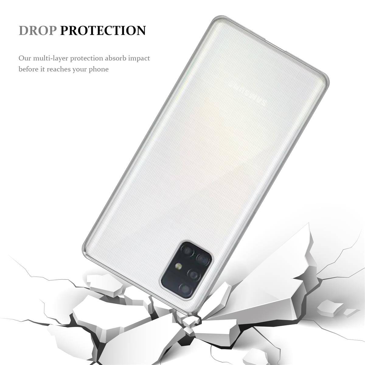 Cadorabo Hülle für Samsung Galaxy A52 5G Schutz Hülle in Transparent Schutzhülle TPU Silikon Cover Etui Case