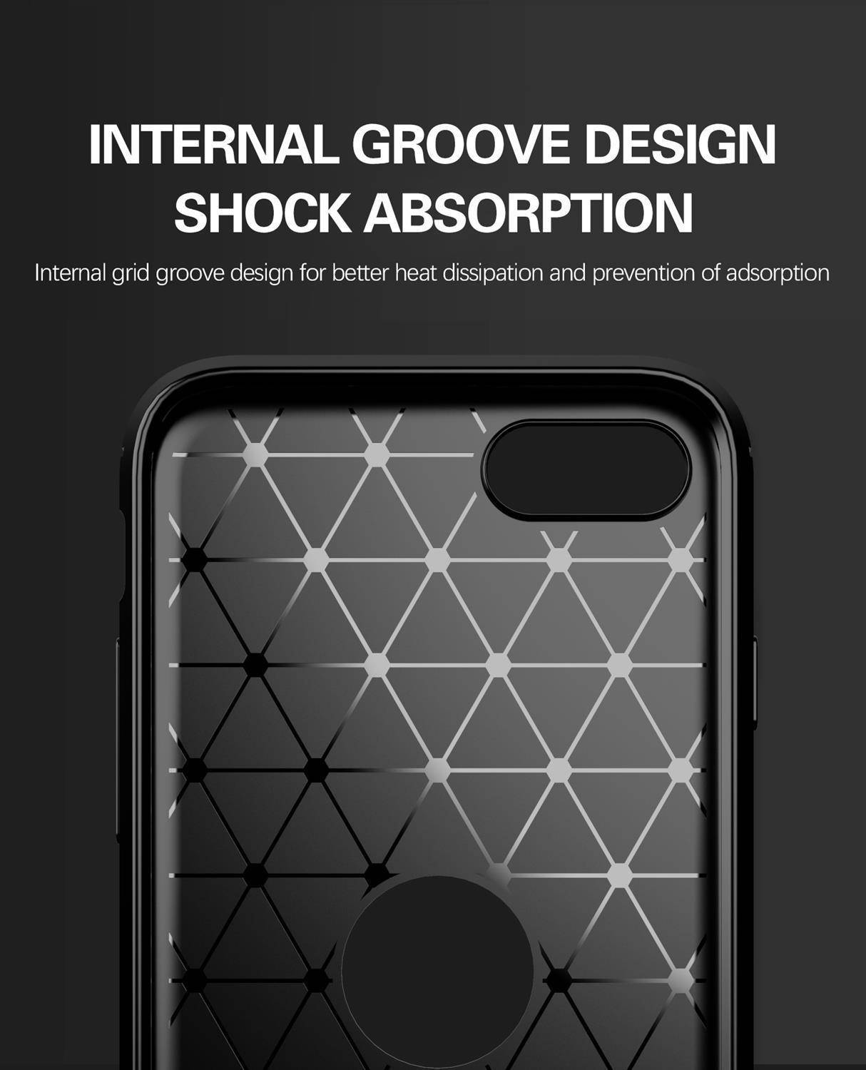 Cadorabo Hülle für Apple iPhone SE 2020 in Schwarz Schutzhülle TPU Case Cover Etui Handyhülle