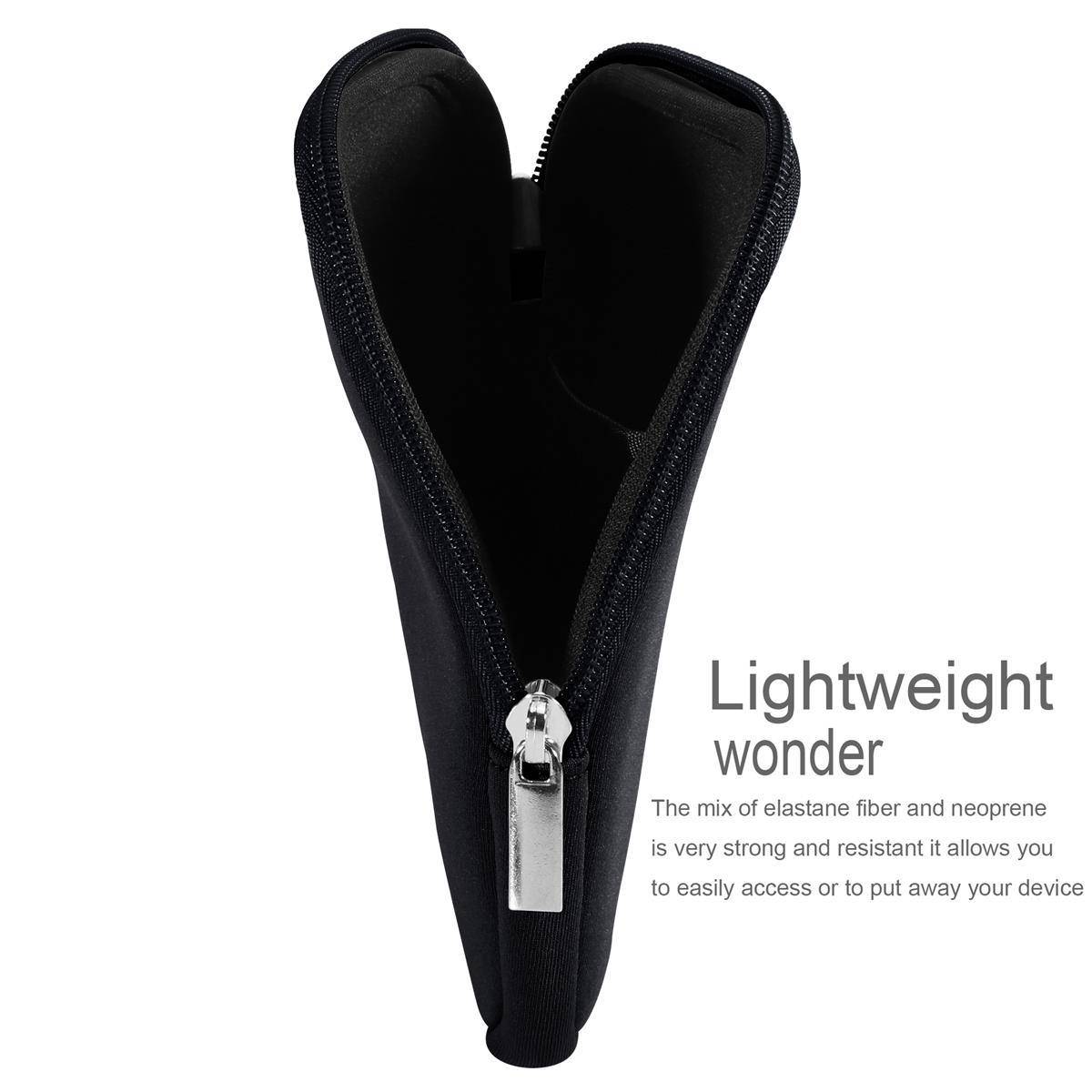 Cadorabo Universal Neopren Handy Hülle für Smarthones bis Universal Neopren 4.5 in Schwarz Schutzhülle Neopren mit