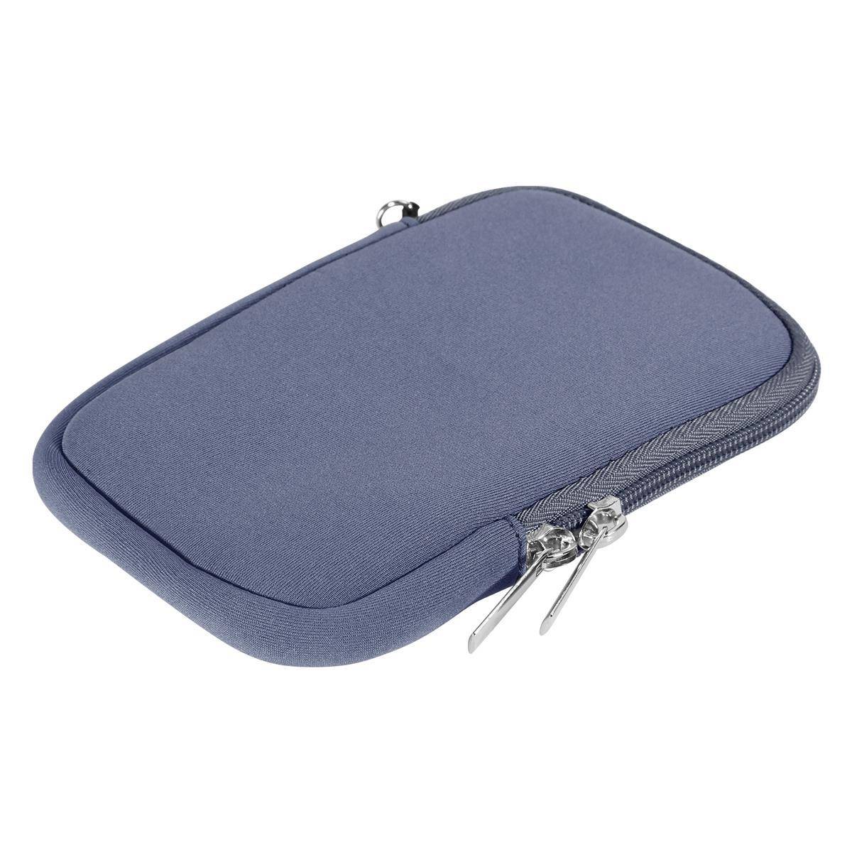 Cadorabo Universal Neopren Handy Hülle für Smarthones bis Universal Neopren 4.5 in Grau Schutzhülle Neopren mit