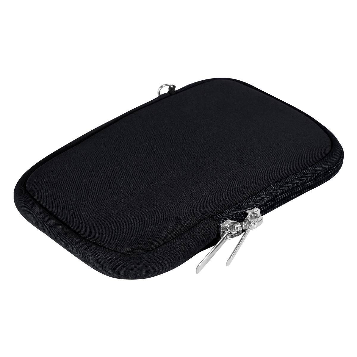 Cadorabo Universal Neopren Handy Hülle für Smarthones bis Universal Neopren 5.5 in Schwarz Schutzhülle Neopren mit