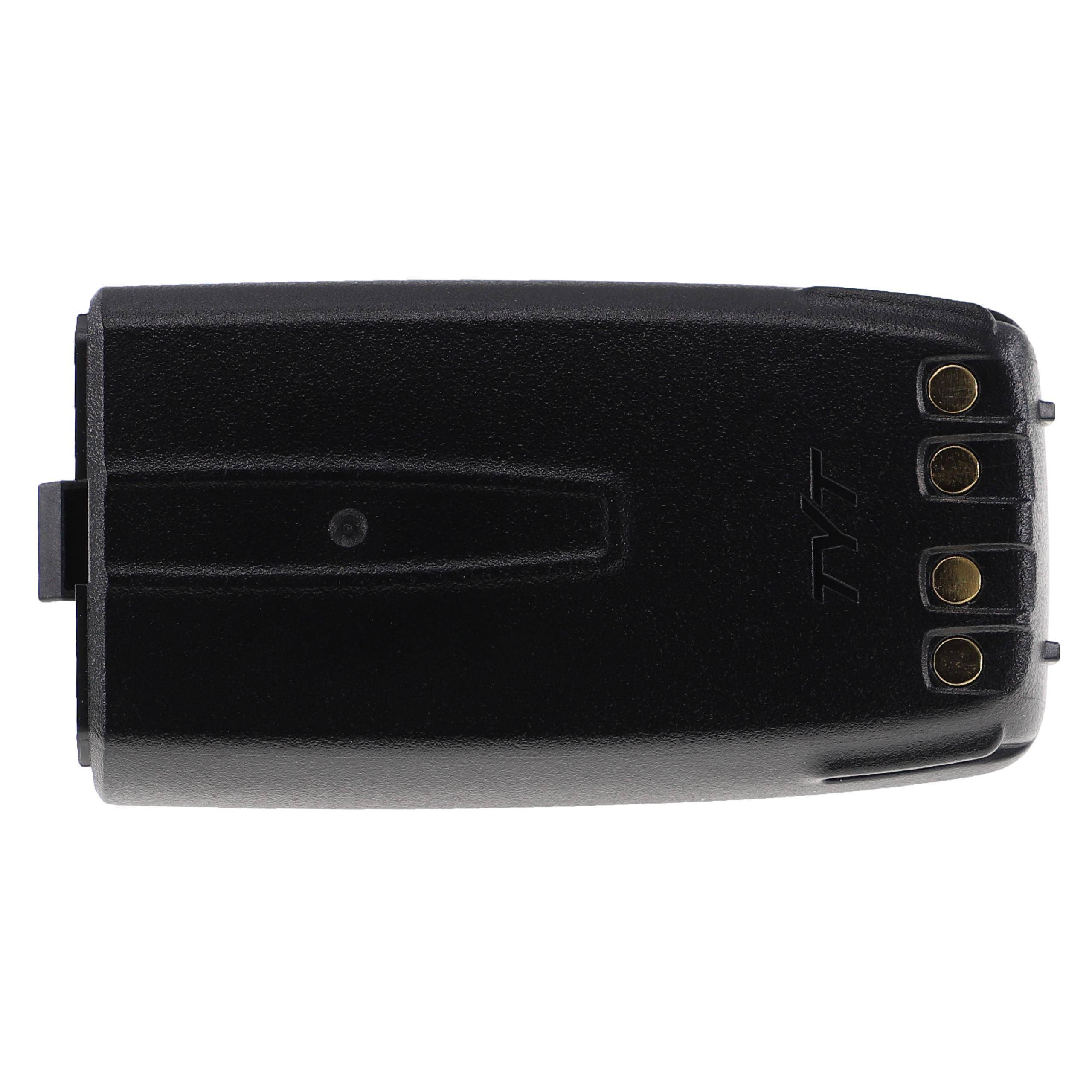 vhbw Akku kompatibel mit Retevis RT2 Funkgerät, Walkie Talkie (2200 mAh, 7,4 V, Li-Ion)