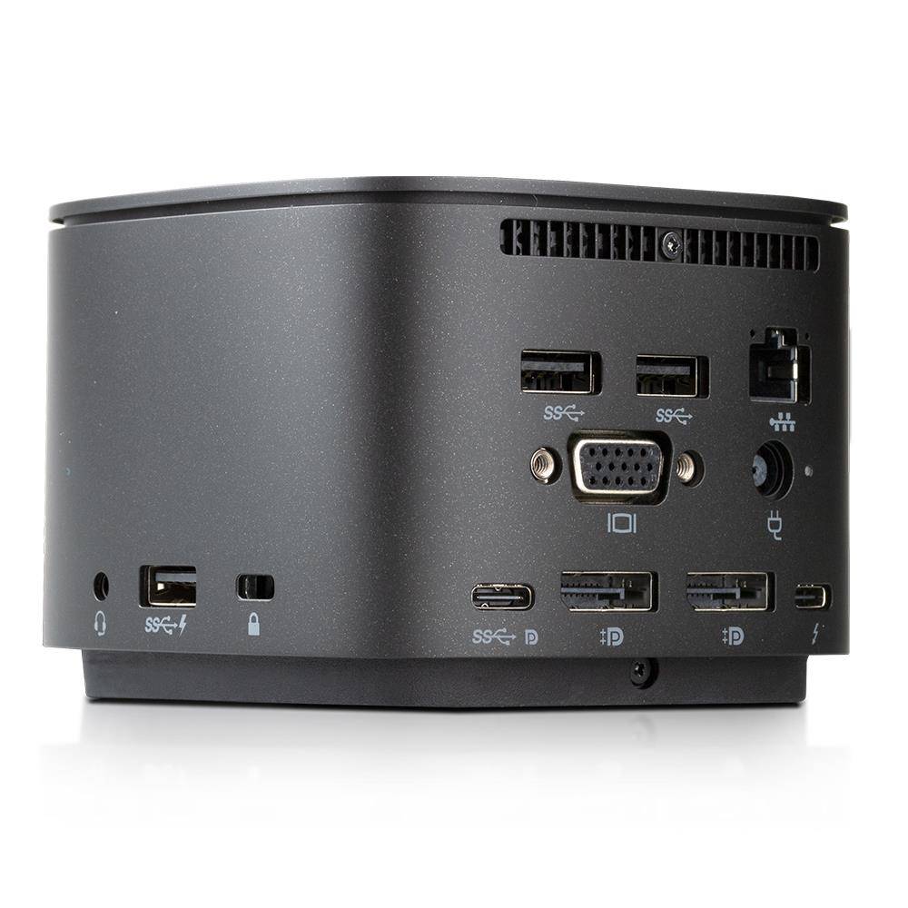 HP Thunderbolt Dock (Refurbished) 230W G2 Dockingstation (3x USB 3.1 Gen. 1, 2x DisplayPort) + 230W Slim Netzteil