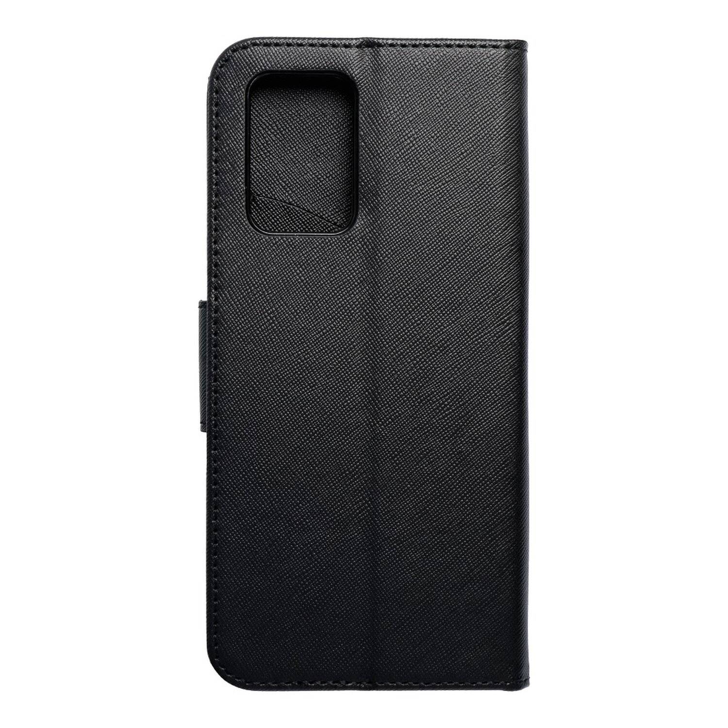 Buch Tasche "Fancy" für XIAOMI REDMI 10 Handy Hülle Etui Brieftasche Schutzhülle mit Standfunktion, Kartenfach Schwarz