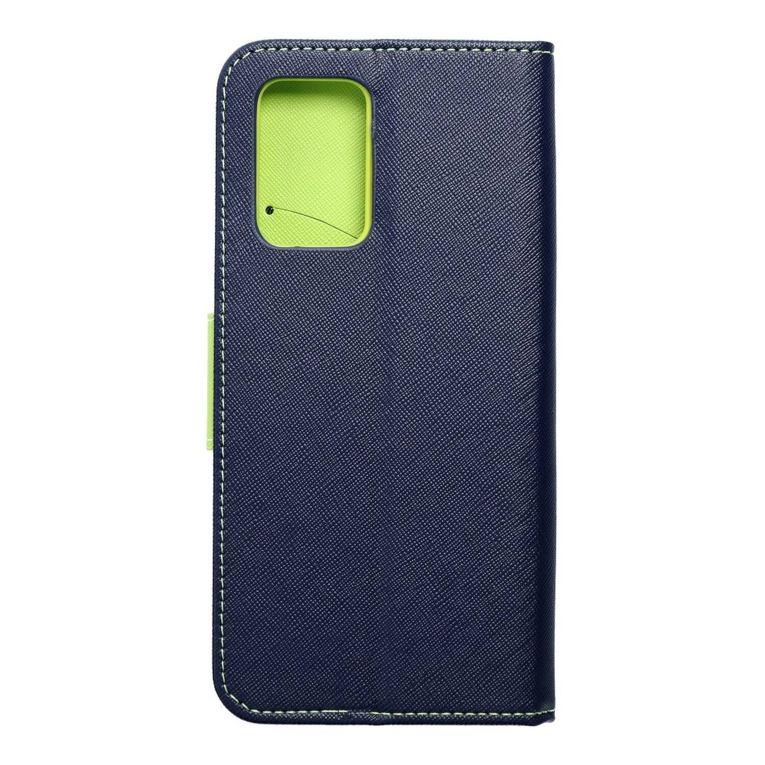 Buch Tasche "Fancy" für XIAOMI REDMI 10 Handy Hülle Etui Brieftasche Schutzhülle mit Standfunktion, Kartenfach Blau-Grün