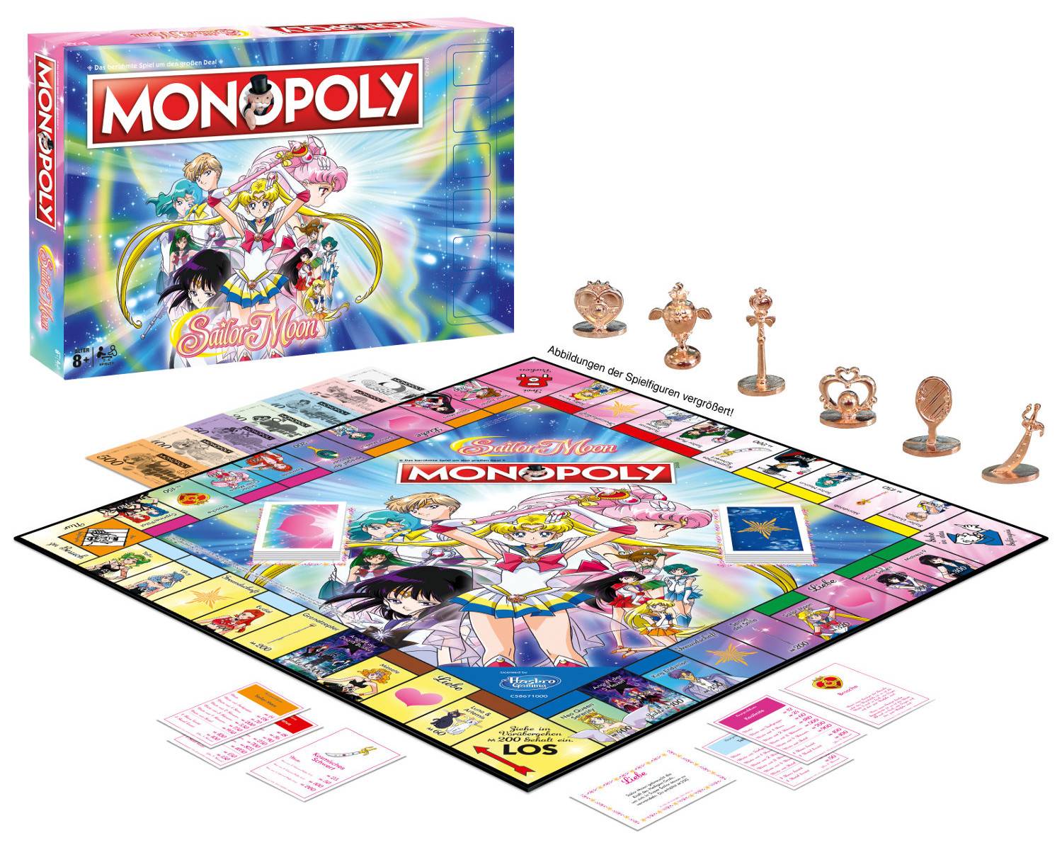 Monopoly Sailor Moon Edition Spiel Gesellschaftsspiel Brettspiel