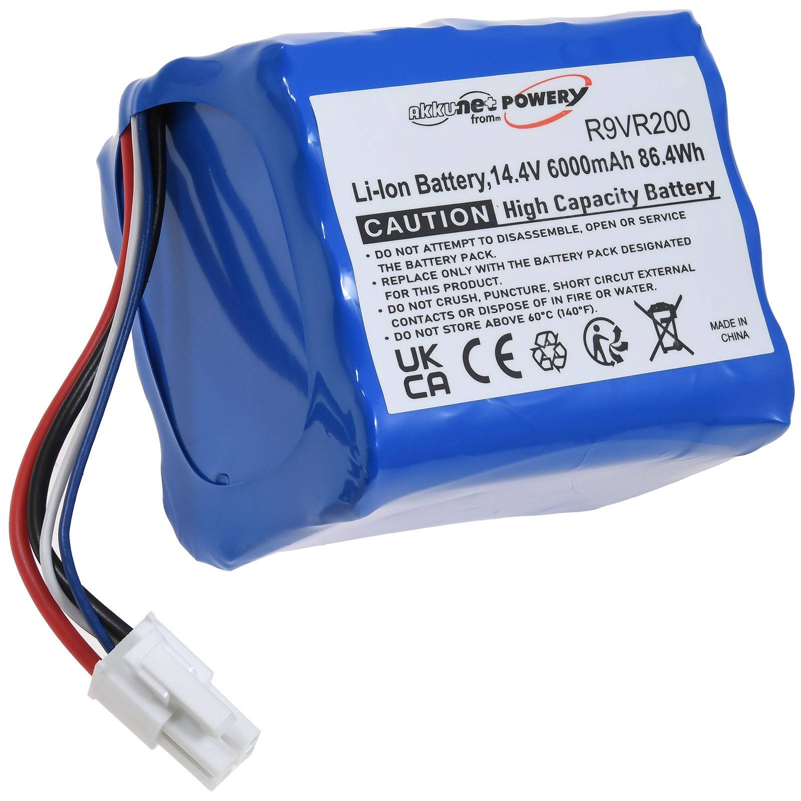 Powery Akku kompatibel mit Vorwerk Typ 4NCR18650P2-C001A, 14,4V, Li-Ion