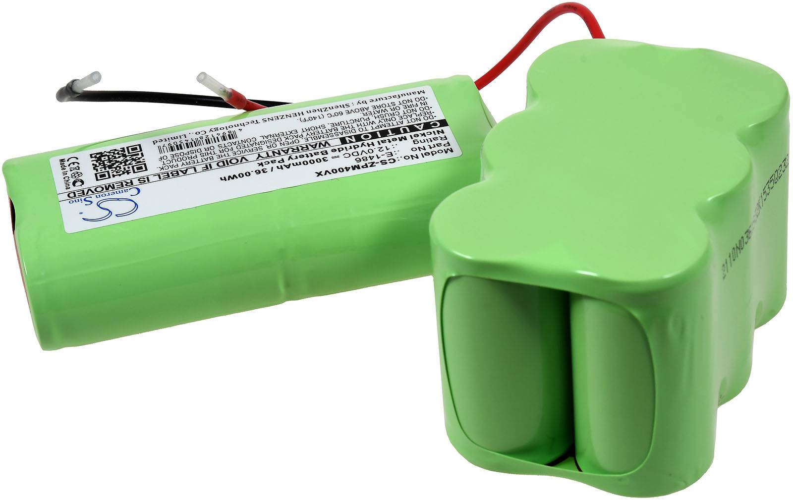 Powery Akku passend für Staubsauger Zepter Turbohandy 2 in 1 PWC-400, Typ E-1486, 12V, NiMH