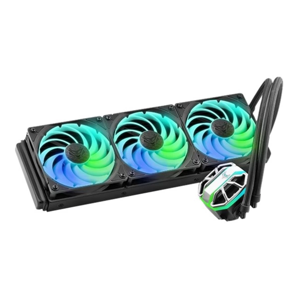 Sapphire Nitro+ S360-A - Prozessor-Flüssigkeitskühlsystem - Kühlergröße: 360 mm - (für: LGA1156, LGA1155, LGA2011, LGA1150, LGA1151, AM4, LGA206 Sapphire Nitro+ S360-A - Prozessor-Flüssigkeitskühlsystem - Kühlergröße: 360 mm - (für: LGA1156, LGA1155, LGA2011, LGA1150, LGA1151, AM4, LGA206