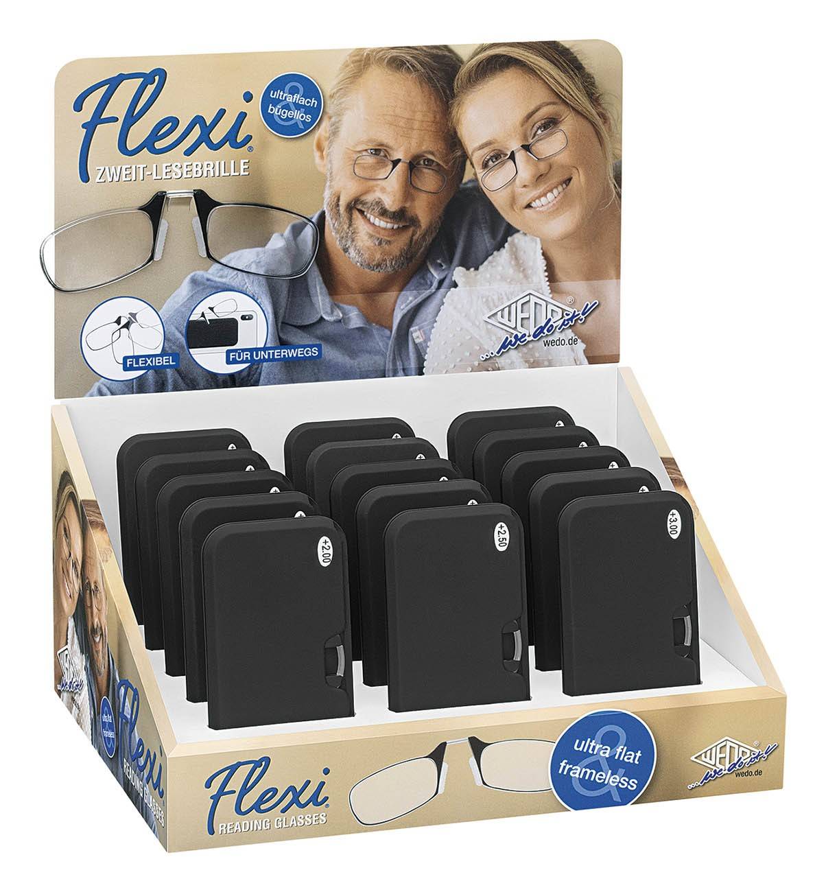 Zweitlesebrille, ultraflach und flexibel