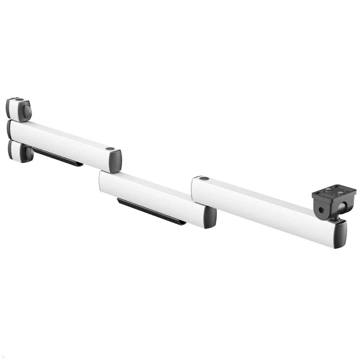 Eine Reihe von weißen und schwarzen Linearaktuatoren, die nebeneinander ausgerichtet sind und für präzise Bewegungssteuerung in verschiedenen Anwendungen konzipiert sind.