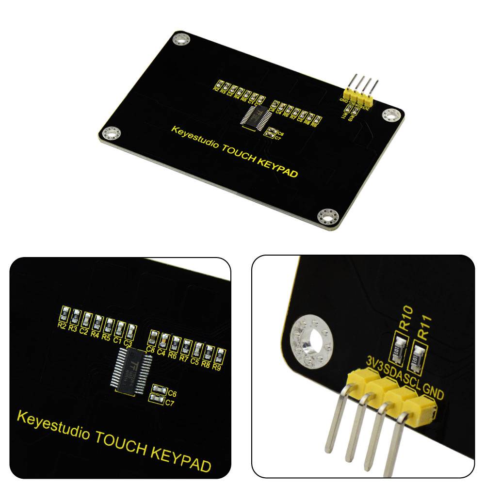 Keyestudio TTP229L 16 Key Capacitive Touch Keypad for Arduino Uno R3