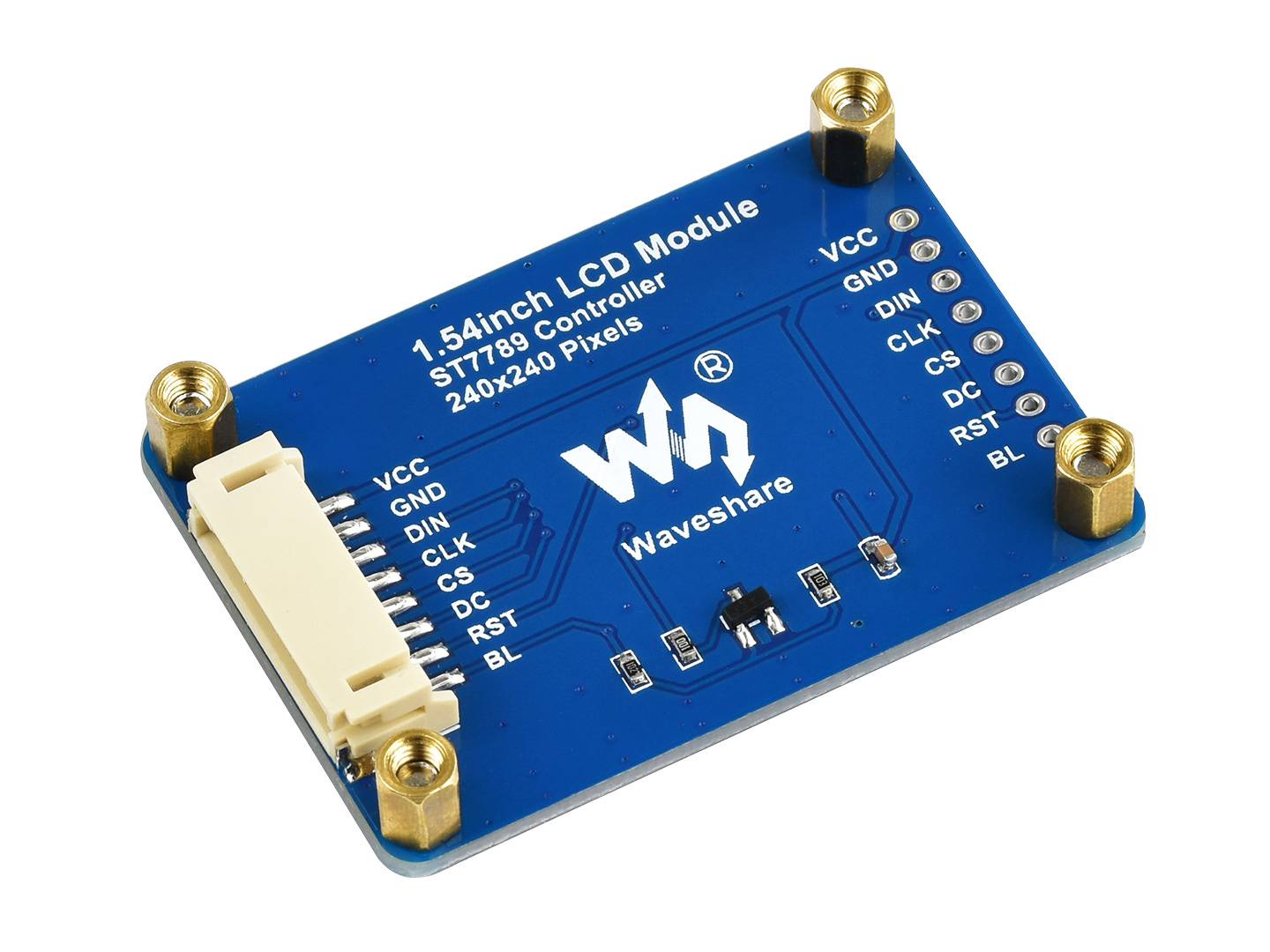 WaveShare 240×240, General 1.54inch LCD Display Module, IPS, 65K RGB