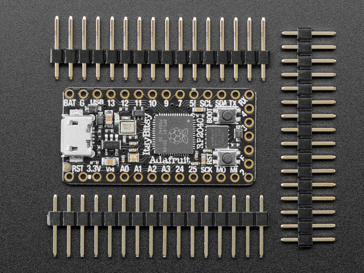 Adafruit ItsyBitsy RP2040 Microcontroller Board Micro USB CircuitPython 4888