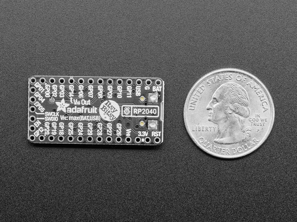 Adafruit ItsyBitsy RP2040 Microcontroller Board Micro USB CircuitPython 4888