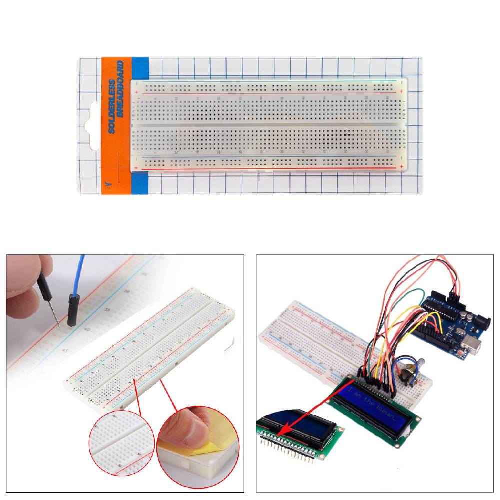 Keyestudio Breadboard Kit for Arduino, Power Module + Breadboard + Jumper Wires