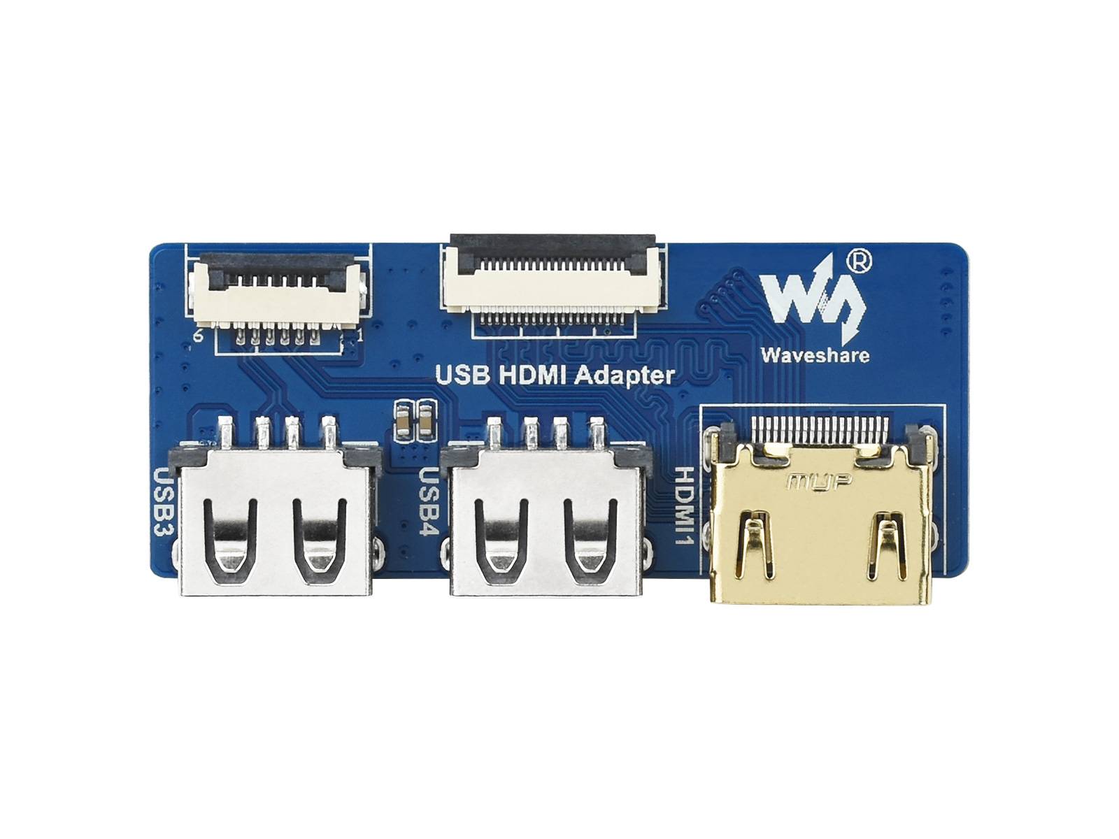 WaveShare USB HDMI Adapter for CM4-IO-BASE FFC to Standard Connector