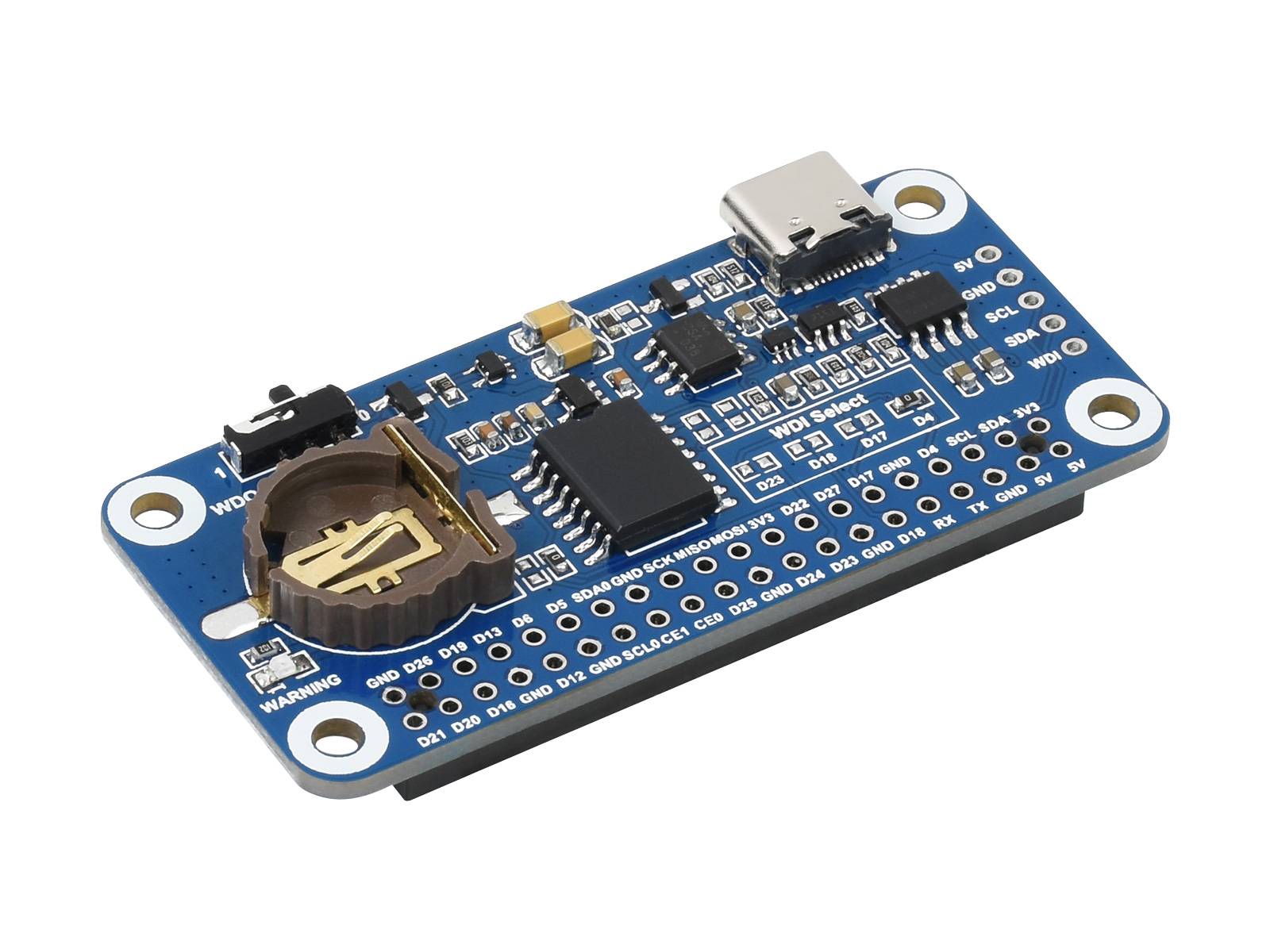 WaveShare RTC WatchDog HAT for Raspberry Pi Auto Reset High Precision
