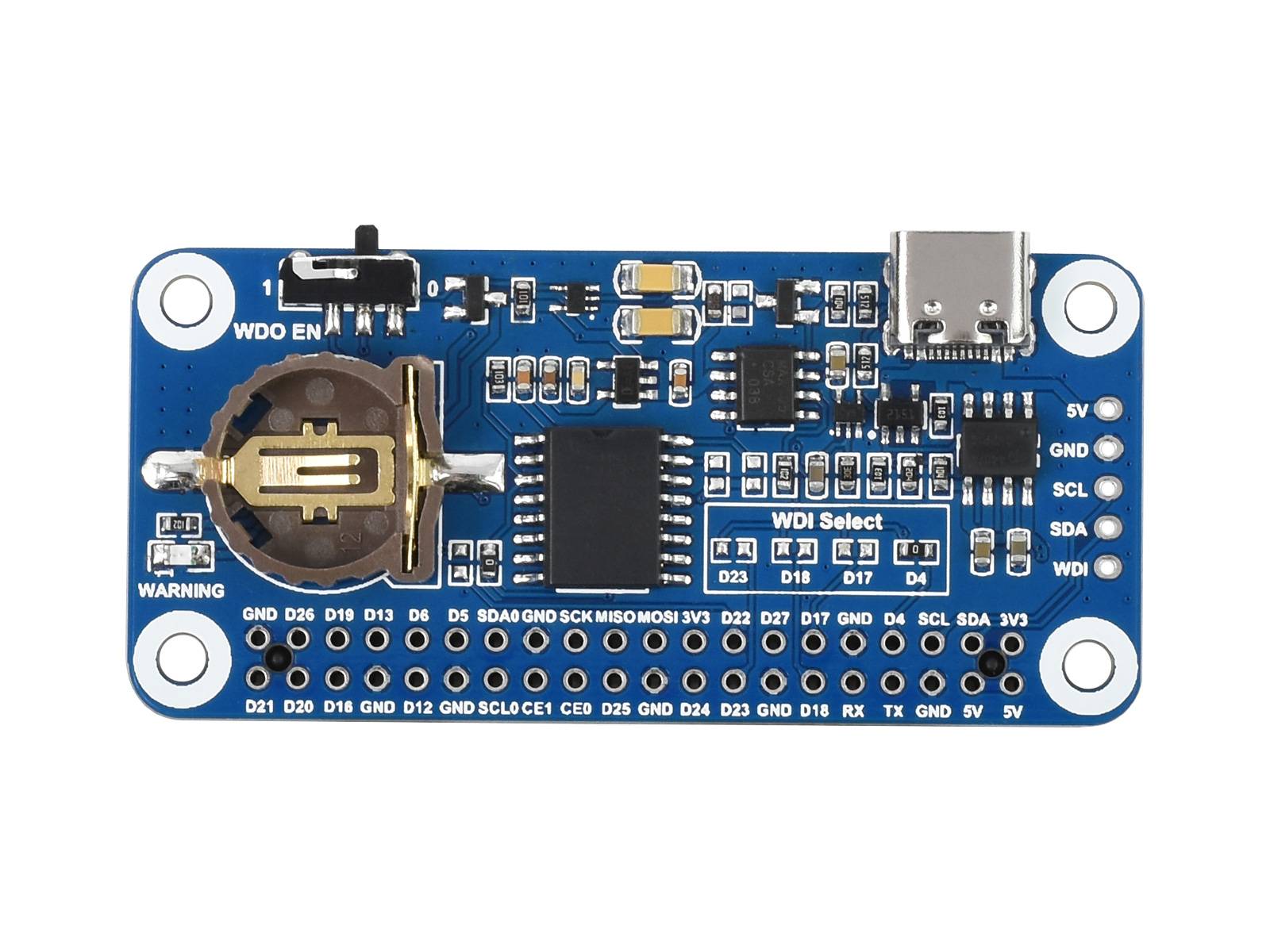 WaveShare RTC WatchDog HAT for Raspberry Pi Auto Reset High Precision