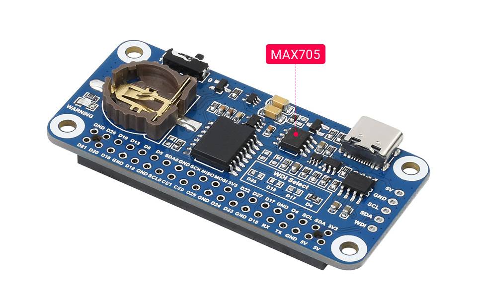 WaveShare RTC WatchDog HAT for Raspberry Pi Auto Reset High Precision