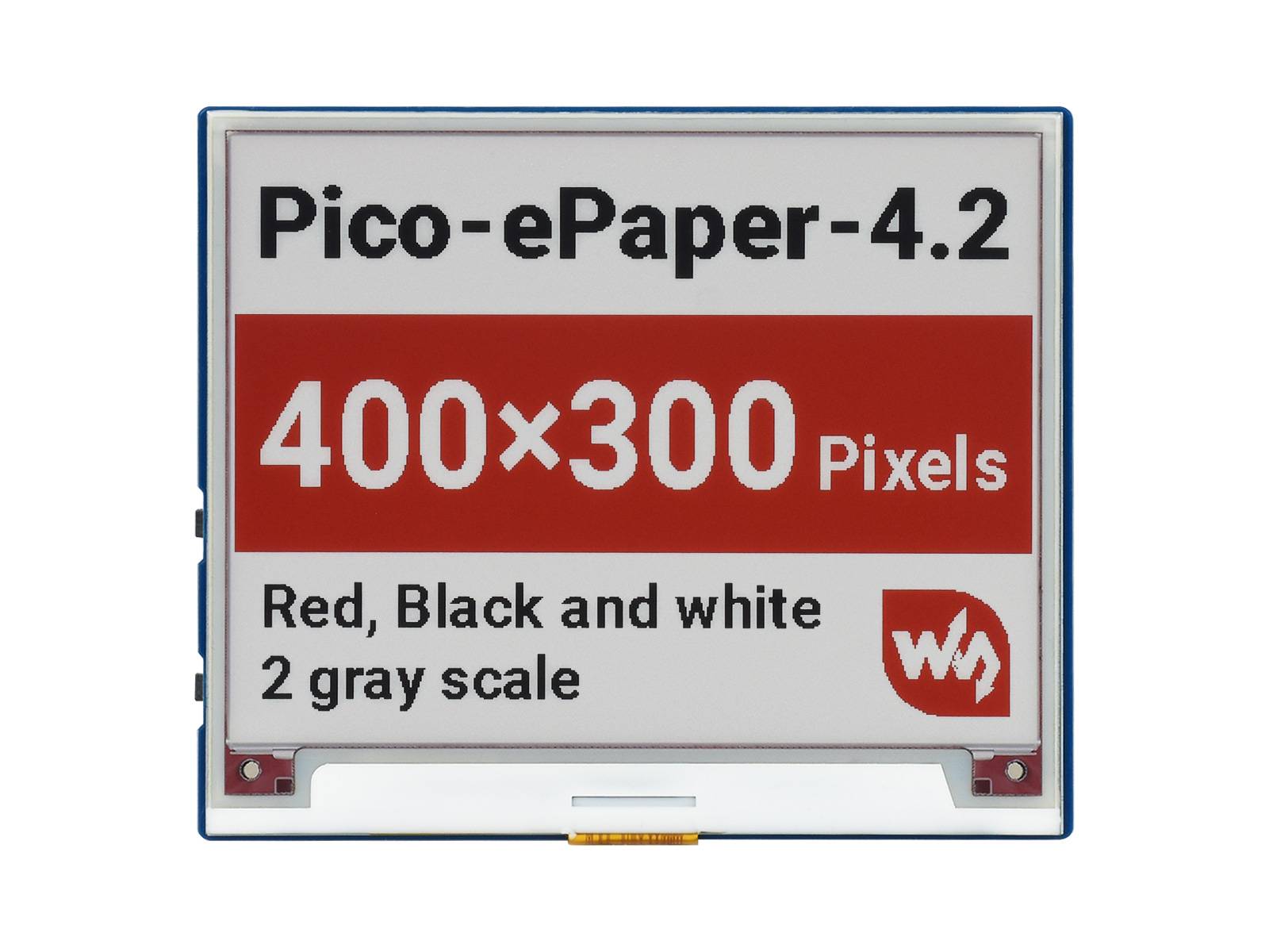 WaveShare 4.2inch E-Paper E-Ink Display Module (B) for Raspberry Pi Pico 400x300 Red Black White SPI