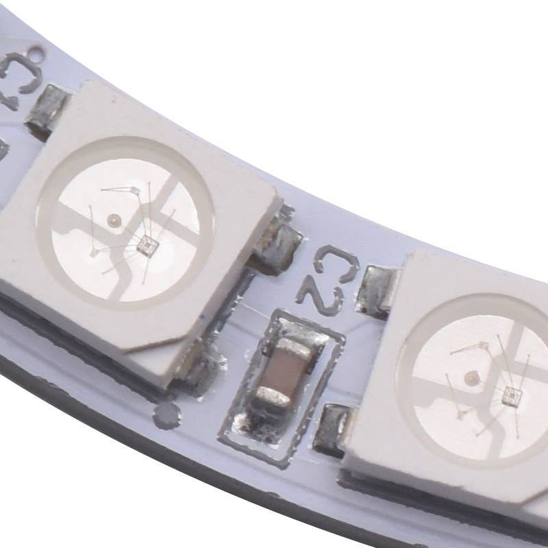 LED Ring with 24x 5050 RGB LEDs Weiß WS2812 mit integrierten Treibern