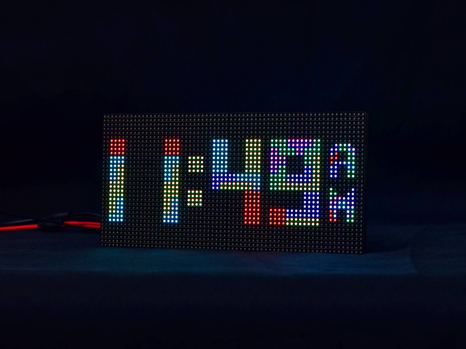 WaveShare RGB Full-Color LED Matrix Panel, 64x32 Pixels, Adjustable Brightness