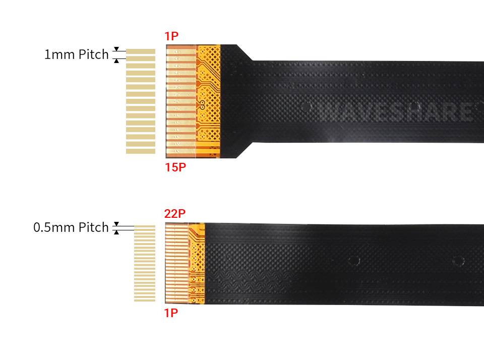 WaveShare DSI FFC Flexible Flat Cable 15cm