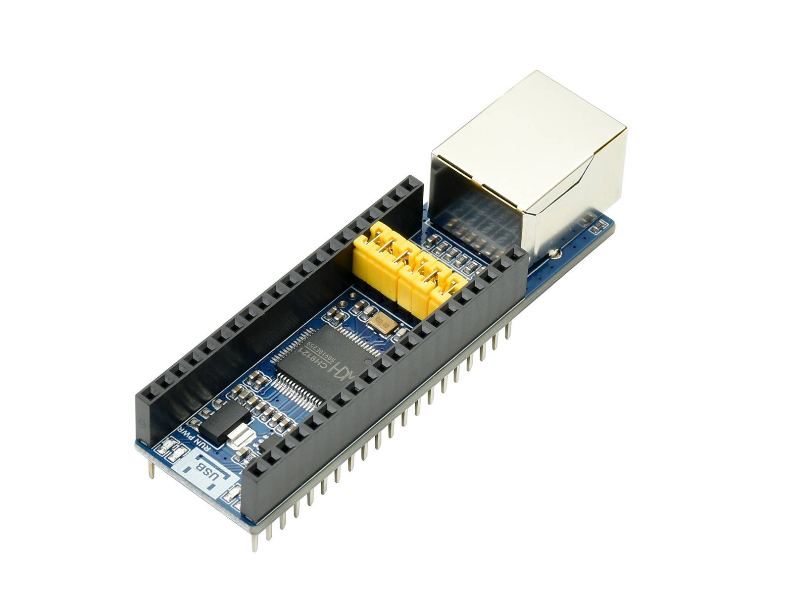 WaveShare Ethernet to UART Converter for Raspberry Pi Pico, 10/100M Ethernet