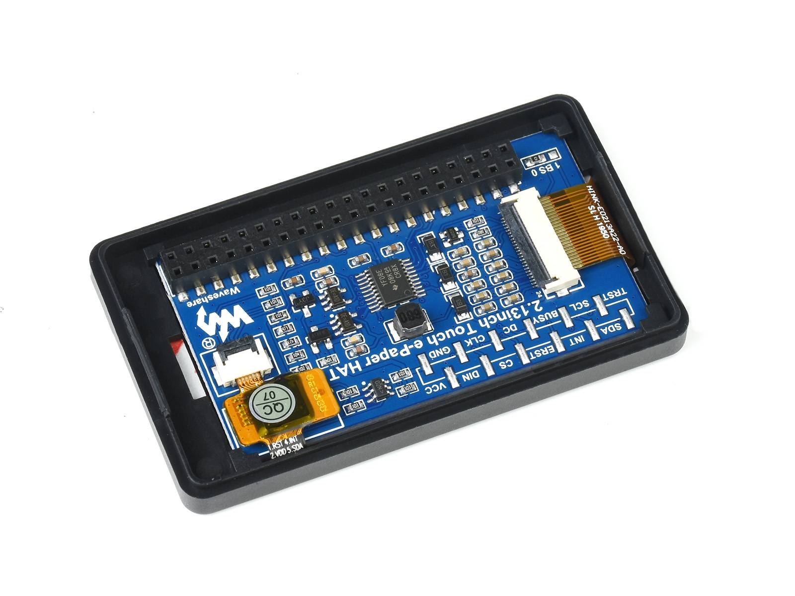 WaveShare 2.13inch Touch E-Paper Display for Raspberry Pi Zero 250x122 ABS Case