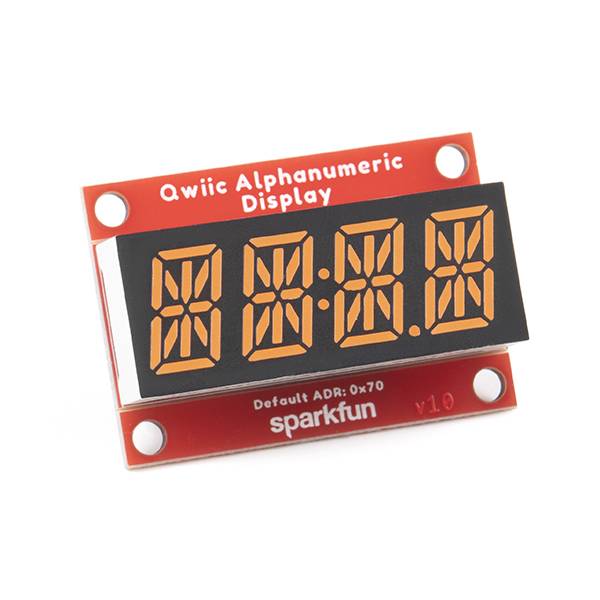 SparkFun Qwiic Alphanumeric Display Pink 14 Segment I2C QWIIC