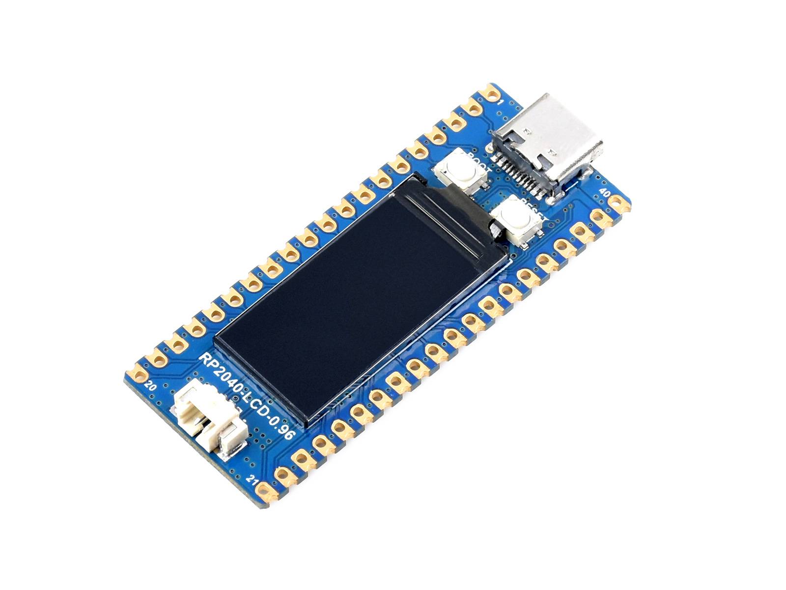 WaveShare RP2040-LCD-0.96 MCU Board with LCD Based on Raspberry Pi Pico RP2040