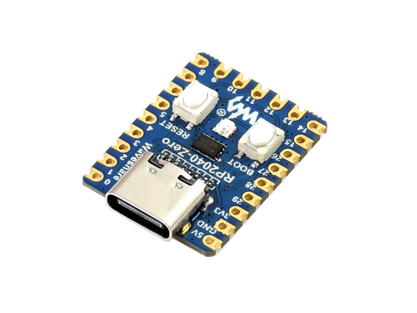WaveShare RP2040-Zero MCU Board Mini Version Pre-Soldered Based on Pi Pico