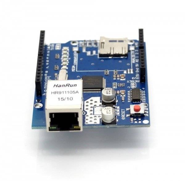W5100 Ethernet Shield mit Micro-SD-Stecker für Arduino Uno Mega