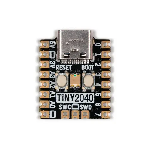 Pimoroni Tiny 2040, RP2040 Mikrocontroller-Board, 2MB Flash, ohne Header Pimoroni Tiny 2040, RP2040 Mikrocontroller-Board, 2MB Flash, ohne Header