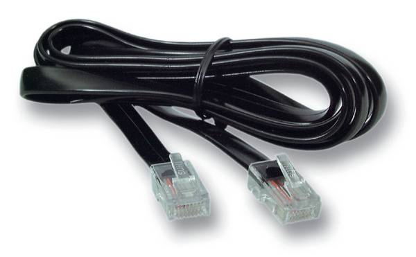 Modularkabel RJ45 (8/8) / RJ45,(8/8) -- 1:1, Flachkabel, 0,50 M SALE Kupferverkabelung -