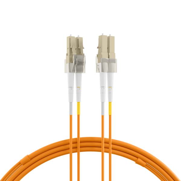 Duplex Patchkabel LC-LC OM2 -- 20m LSZH 2mm orange Glasfaserverkabelung Glasfaser OM2