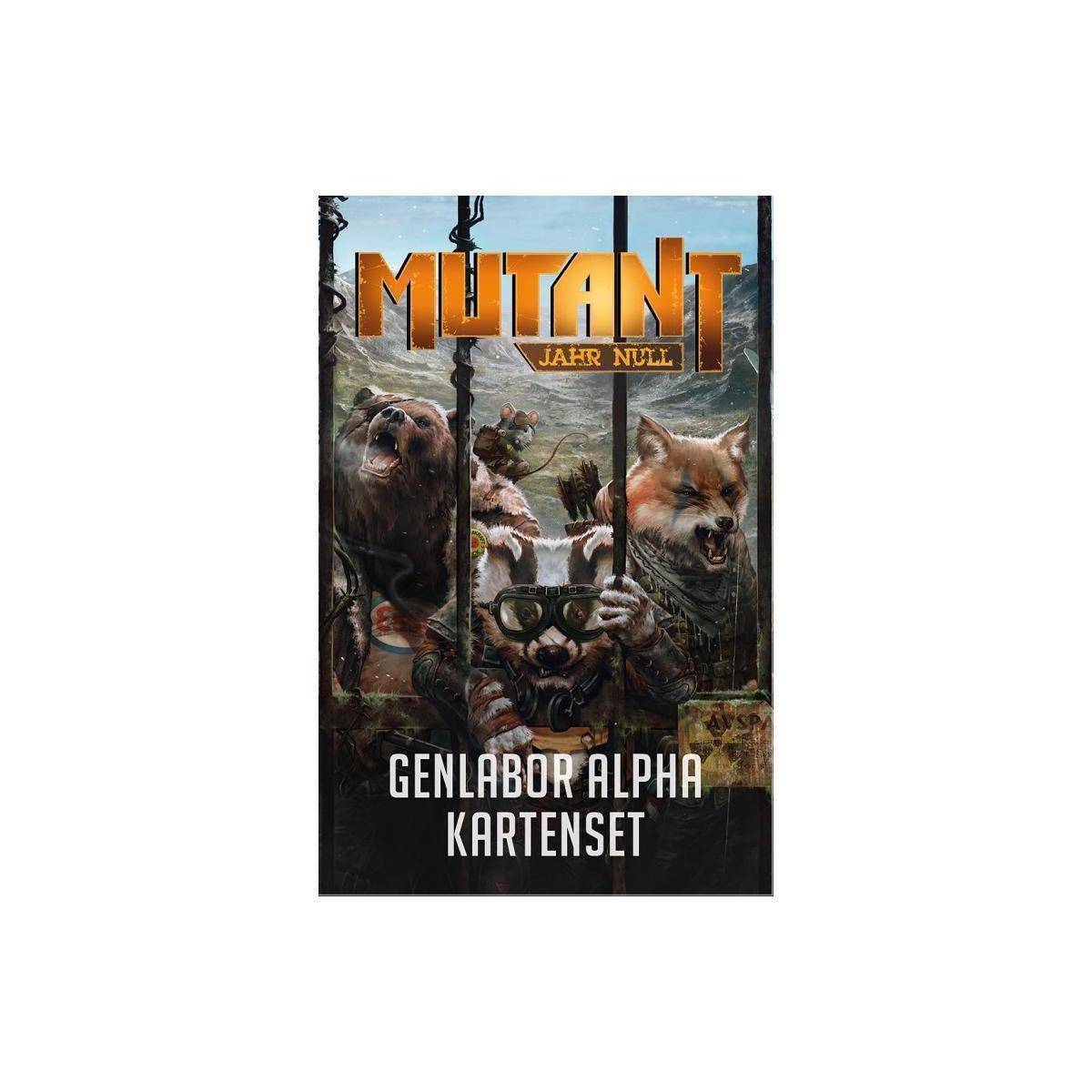 UHR06012 - Mutant  Jahr Null: Genlabor Alpha, Kartenset, Rollenspiel (DE-Ausgabe)