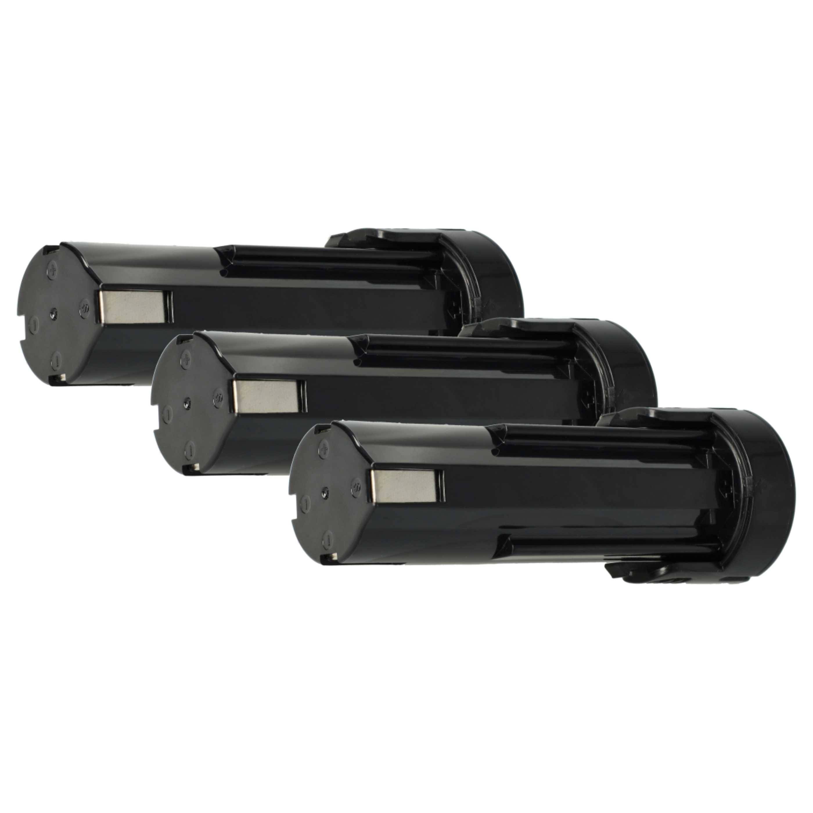 vhbw 3x Akku kompatibel mit ESCO 2,4 V Werkzeug (3300 mAh, NiMH, 2,4 V)