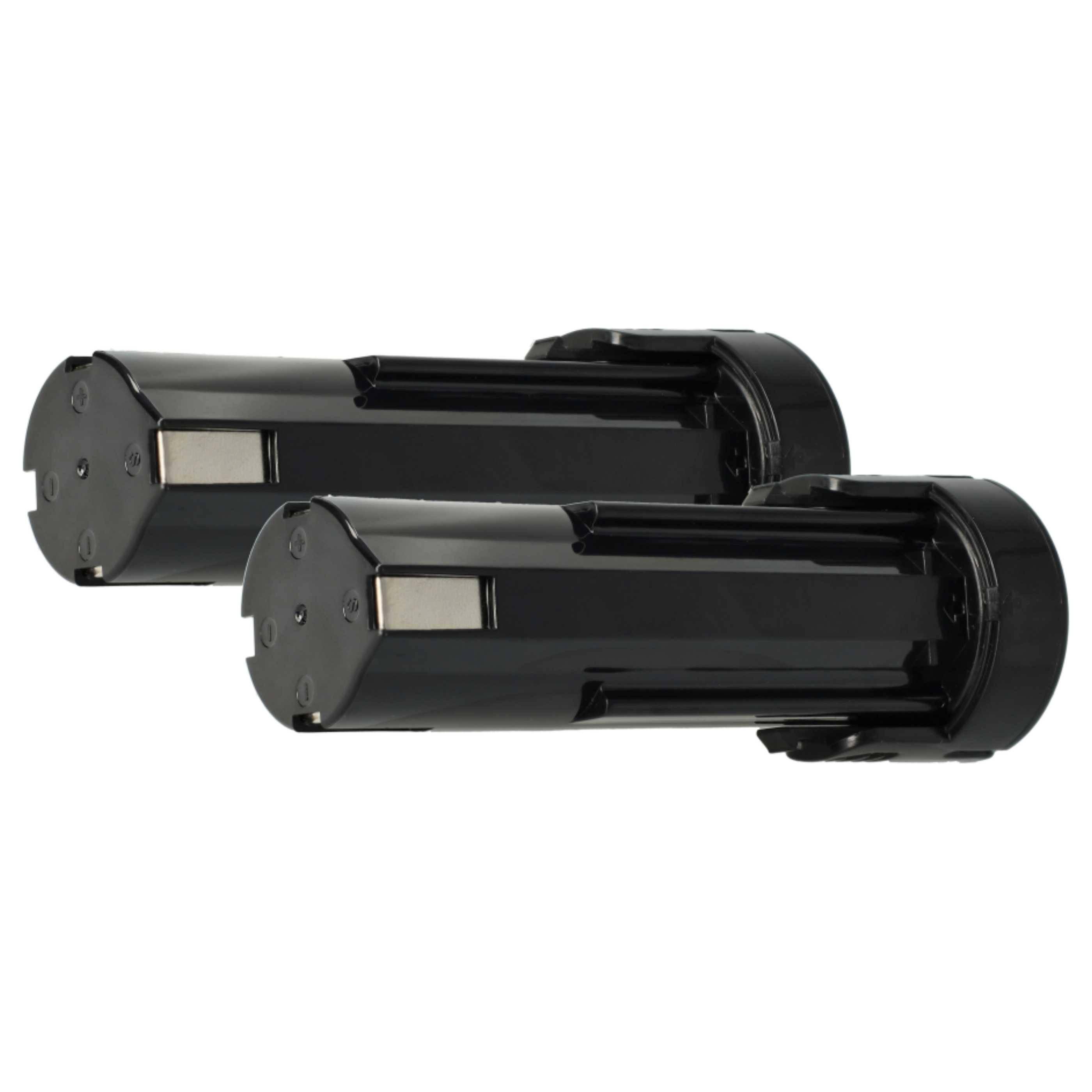 vhbw 2x Akku kompatibel mit Panasonic EY6220B, EY6220D, EY6220DR, EY9021, EY9021B, EY903 Werkzeug (3300 mAh, NiMH, 2,4 V)