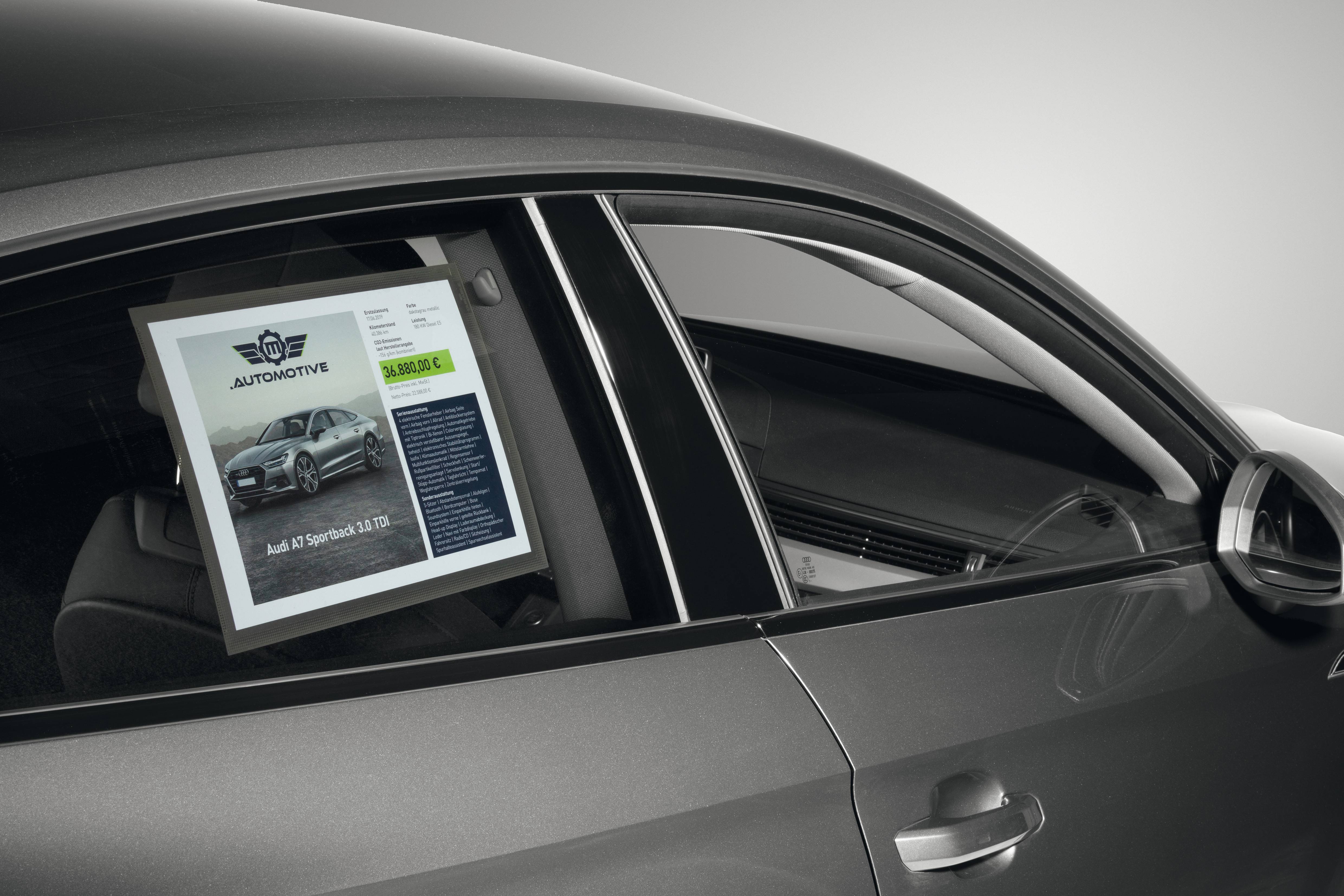 Infotasche A4 statisch haftend