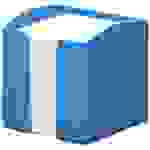 Zettelbox Eco gefüllt 10x10,5x10cm blau