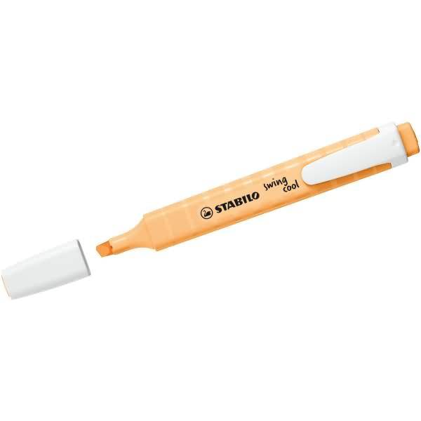 STABILO swing cool Pastel, 1 Stück(e), Orange, Meißel, Orange, Weiß, 1 mm, 4 mm