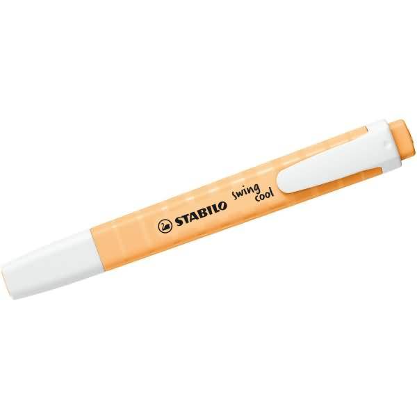 STABILO swing cool Pastel, 1 Stück(e), Orange, Meißel, Orange, Weiß, 1 mm, 4 mm