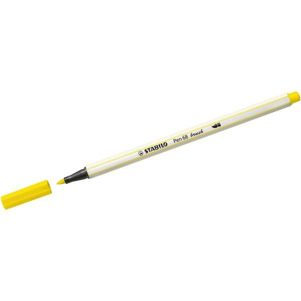 Premium-Filzstift Pinselspitze Pen 68 brush zitronengelb