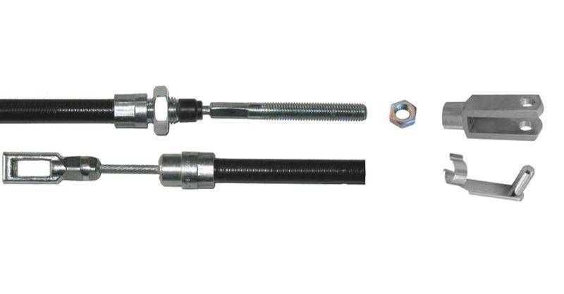 1Stück - Bremsseil für Peitz - HL:1300mm - GL:1575 mm + Gabelkopf