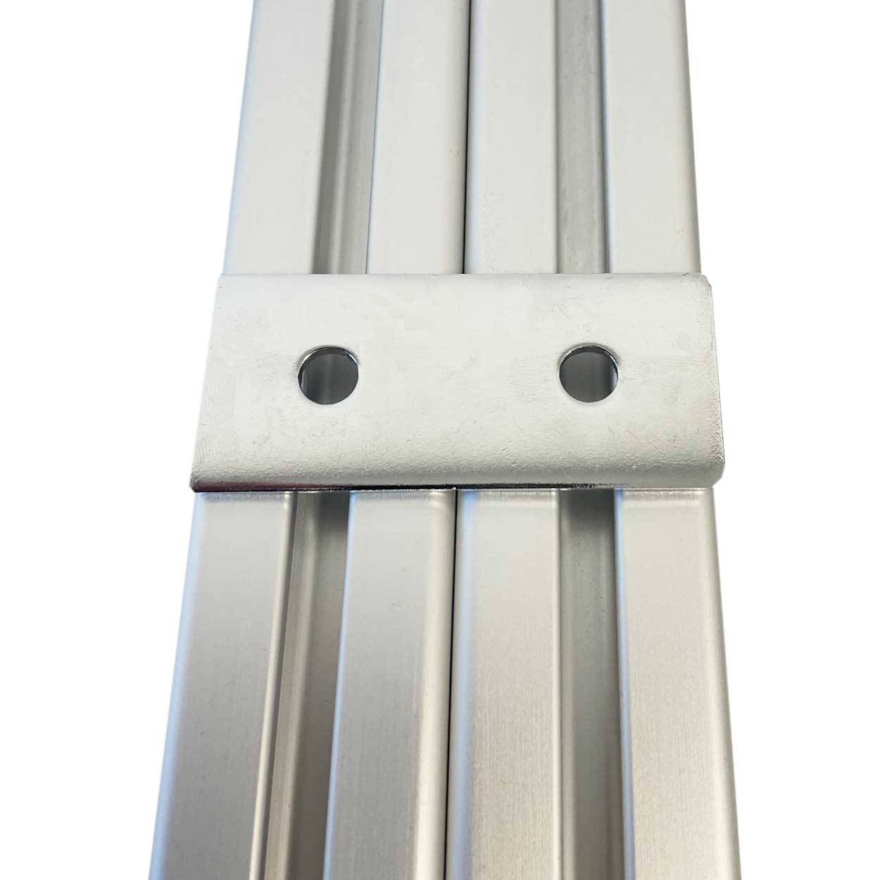 SCHMIDT systemprofile 10x Verbinderplatte I 80x35mm Nut 8 Stahl verzinkt Verbindungsplatte Aluprofil-Zubehör